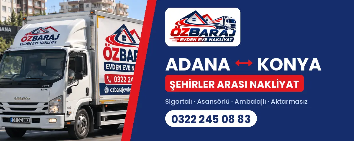 Adana Konya evden eve nakliyat