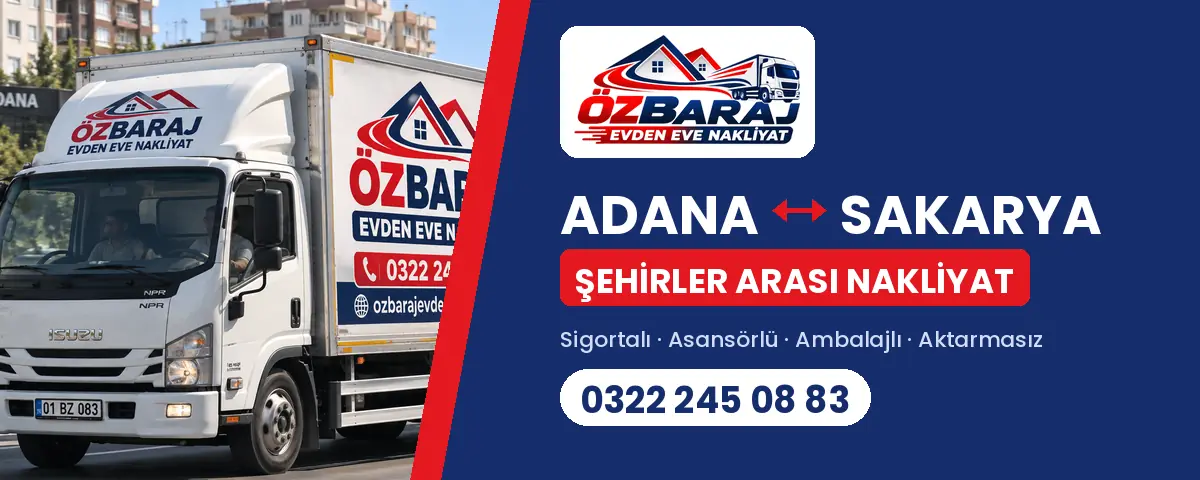 Adana Sakarya evden eve nakliyat