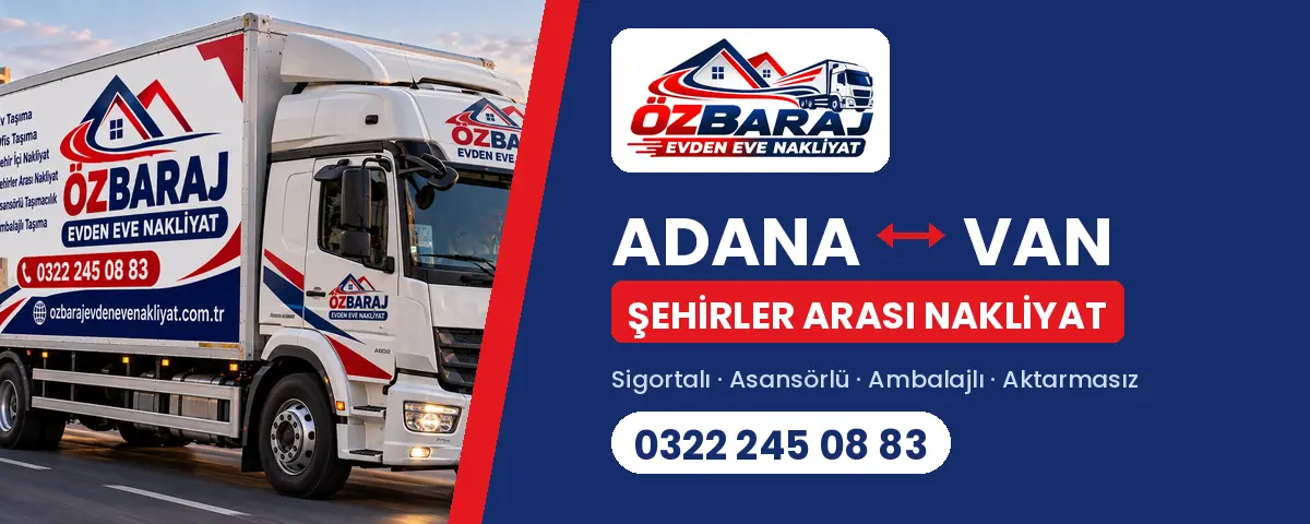 Adana Van evden eve nakliyat