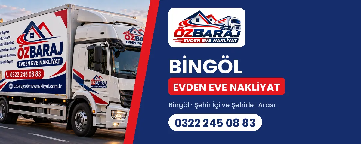 Bingöl evden eve nakliyat