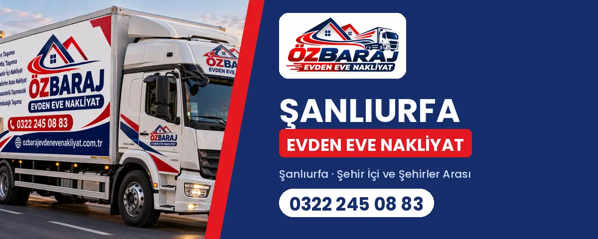 Şanlıurfa evden eve nakliyat
